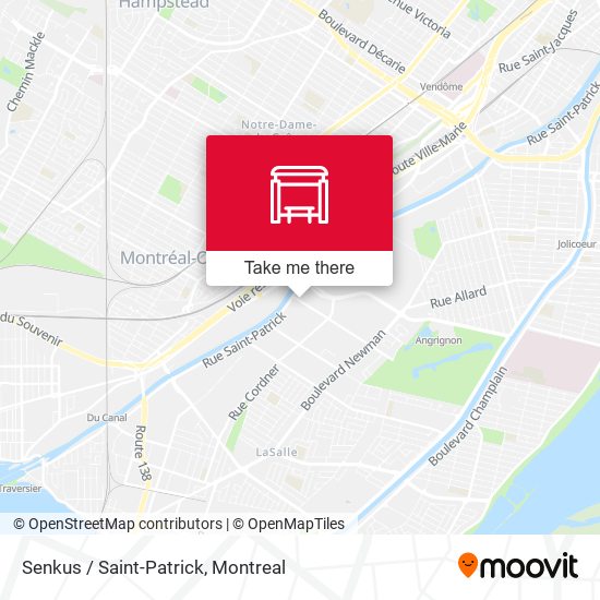 Senkus / Saint-Patrick map