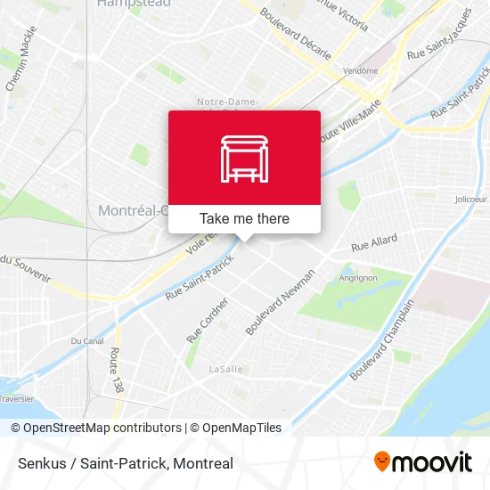 Senkus / Saint-Patrick map