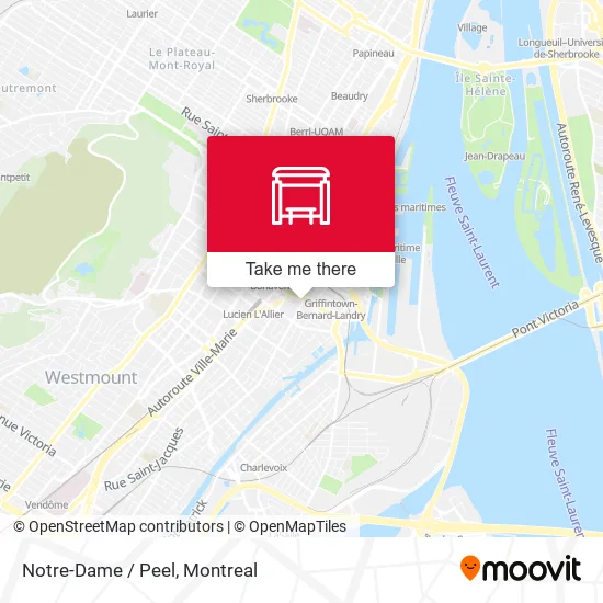 Notre-Dame / Peel map