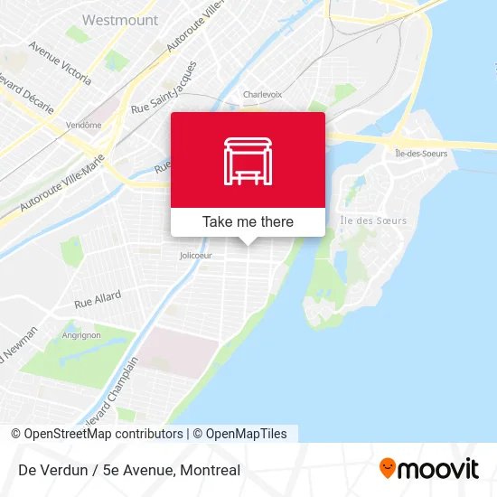 De Verdun / 5e Avenue map