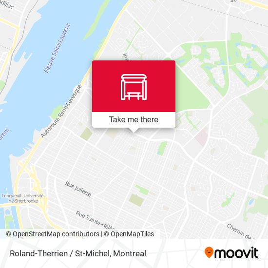 Roland-Therrien / St-Michel map