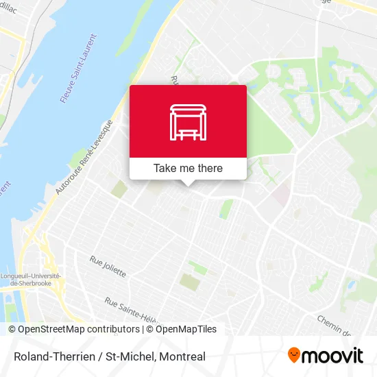 Roland-Therrien / St-Michel map