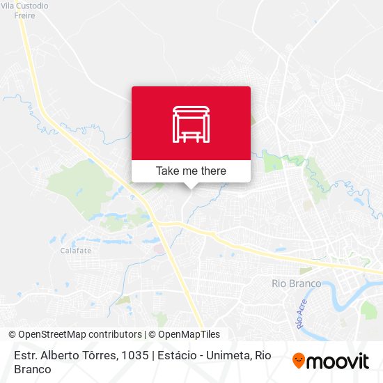 Estr. Alberto Tôrres, 1035 | Estácio - Unimeta map