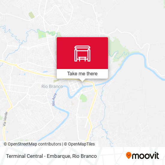 Terminal Central - Embarque map