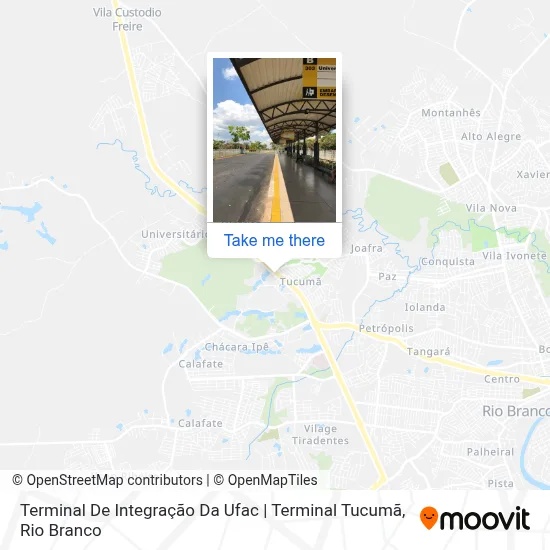 Terminal De Integração Da Ufac | Terminal Tucumã map