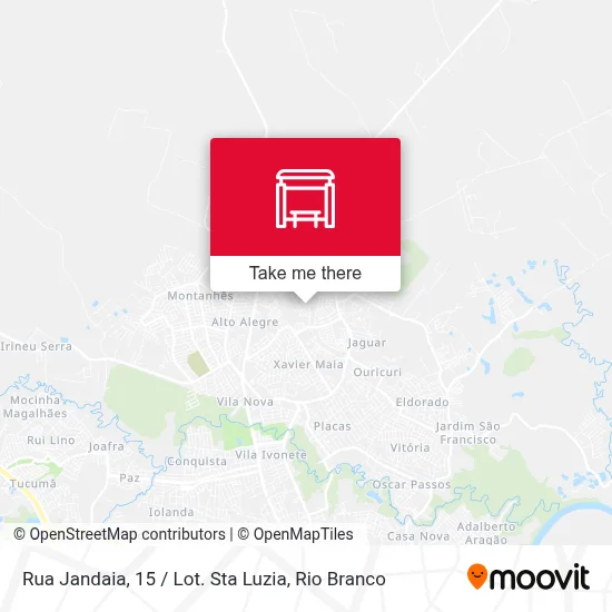 Rua Jandaia, 15 / Lot. Sta Luzia map