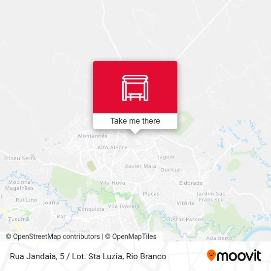 Rua Jandaia, 5 / Lot. Sta Luzia map
