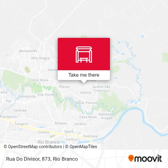 Rua Do Divisor, 873 map