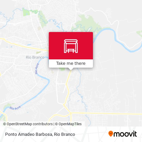 Ponto Amadeo Barbosa map
