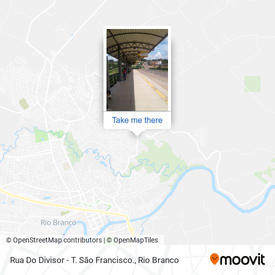 Mapa Rua Do Divisor - T. São Francisco.