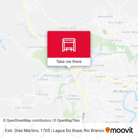 Estr. Dias Martins, 1705 | Lagoa Do Bope map