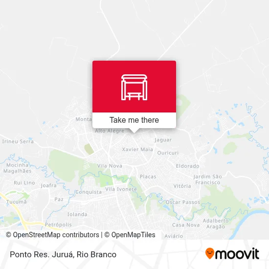 Ponto Res. Juruá map