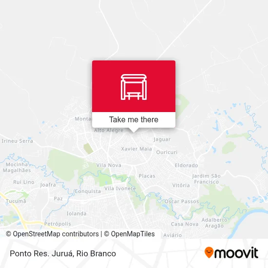 Ponto Res. Juruá map