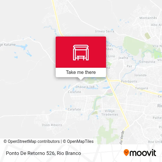 Ponto De Retorno 526 map