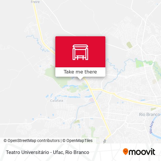 Teatro Universitário - Ufac map