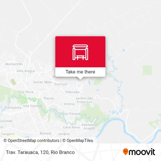 Trav. Tarauaca, 120 map