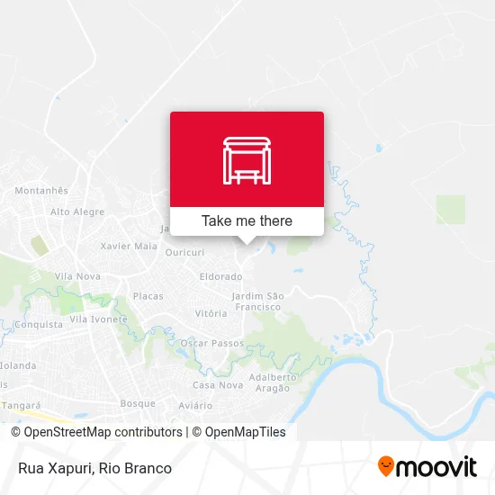 Rua Xapuri map