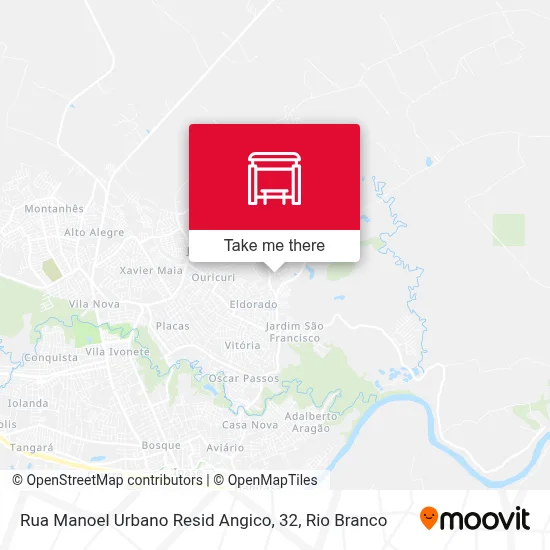 Rua Manoel Urbano Resid Angico, 32 map