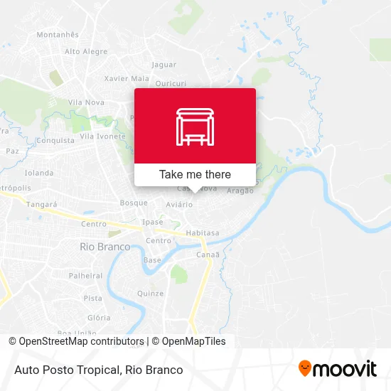 Auto Posto Tropical map