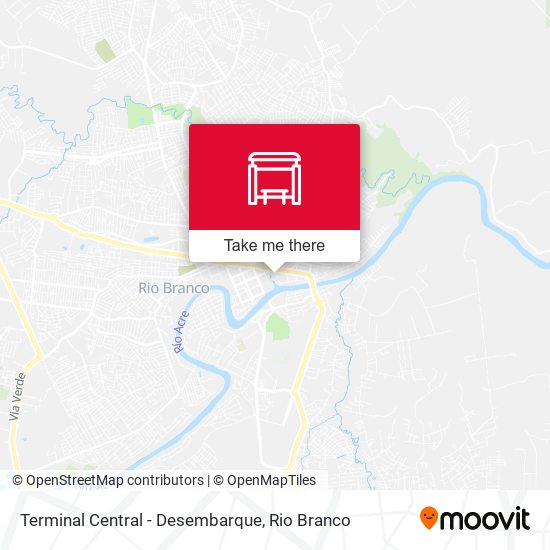 Terminal Central - Desembarque map