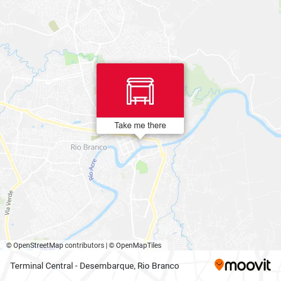 Terminal Central - Desembarque map