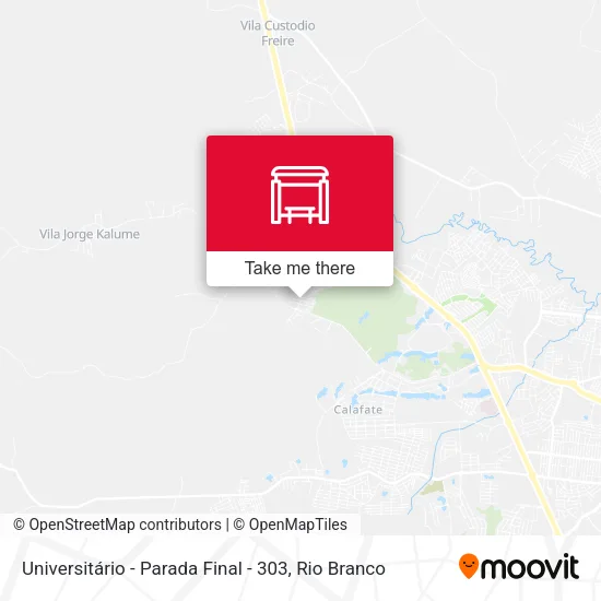 Universitário - Parada Final - 303 map