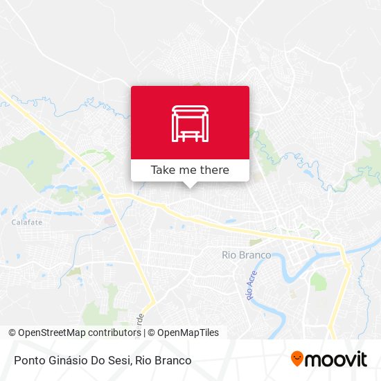 Ponto Ginásio Do Sesi map