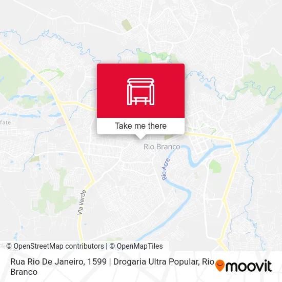 Rua Rio De Janeiro, 1599 | Drogaria Ultra Popular map