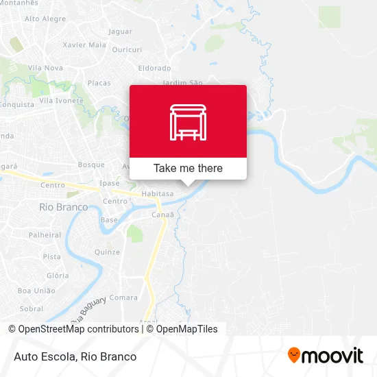 Auto Escola map