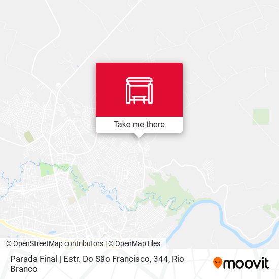 Parada Final | Estr. Do São Francisco, 344 map