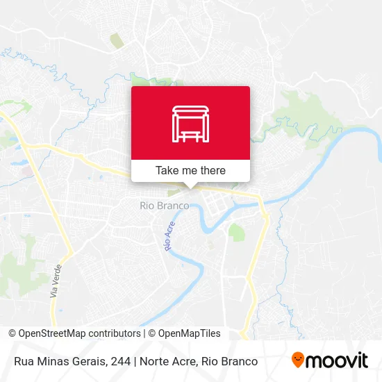 Rua Minas Gerais, 244 | Norte Acre map