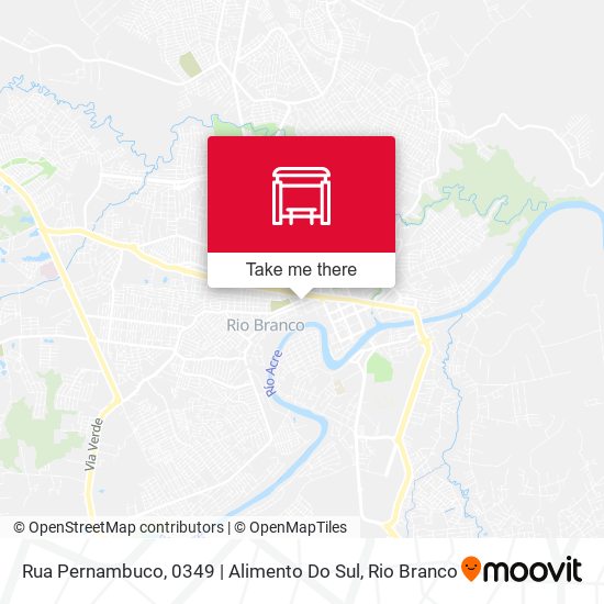 Rua Pernambuco, 0349 | Alimento Do Sul map
