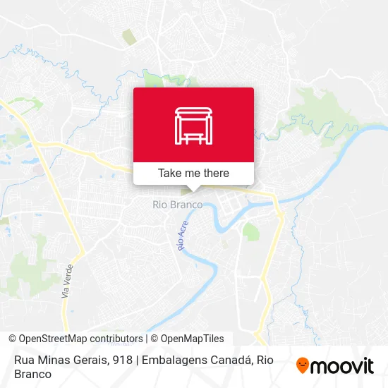 Rua Minas Gerais, 918 | Embalagens Canadá map