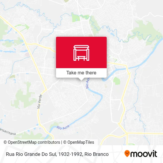 Rua Rio Grande Do Sul, 1932-1992 map