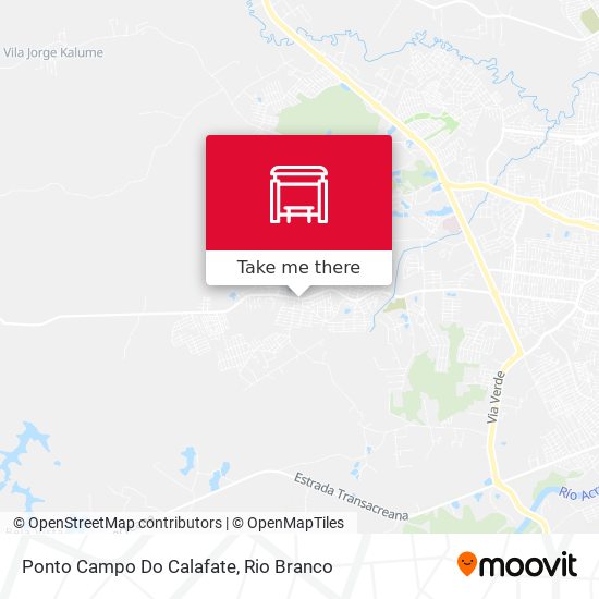 Ponto Campo Do Calafate map