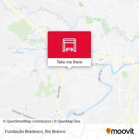 Mapa Fundação Bradesco