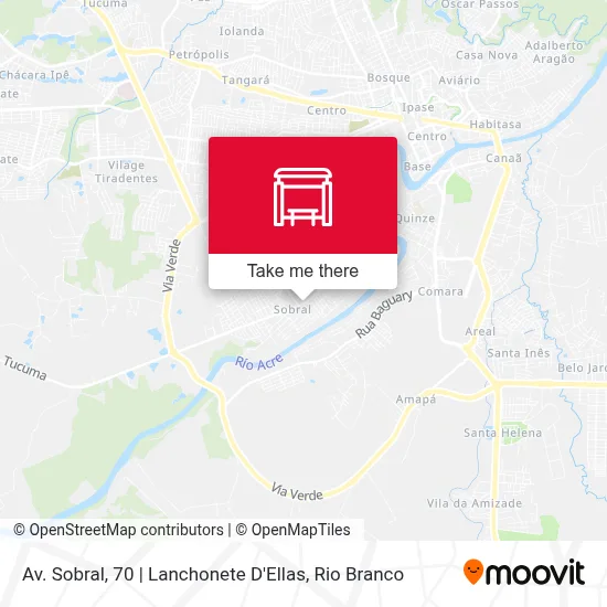 Av. Sobral, 70 | Lanchonete D'Ellas map