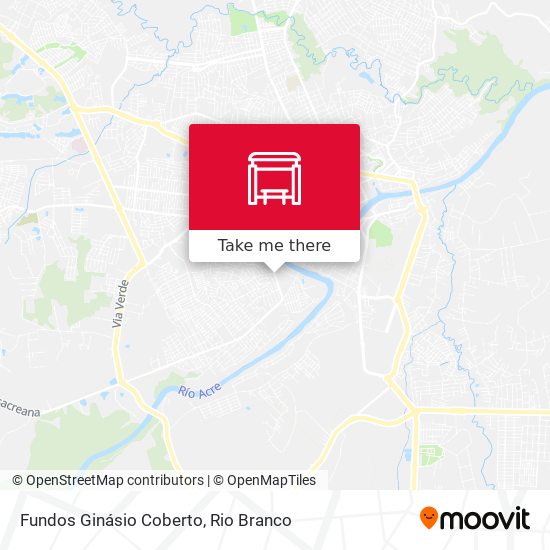 Fundos Ginásio Coberto map