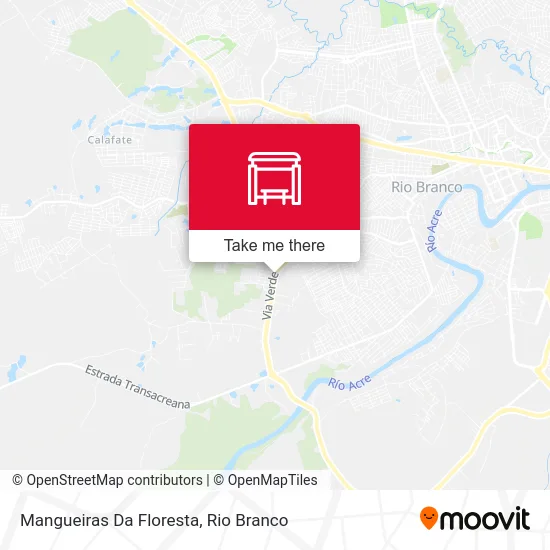 Mangueiras Da Floresta map