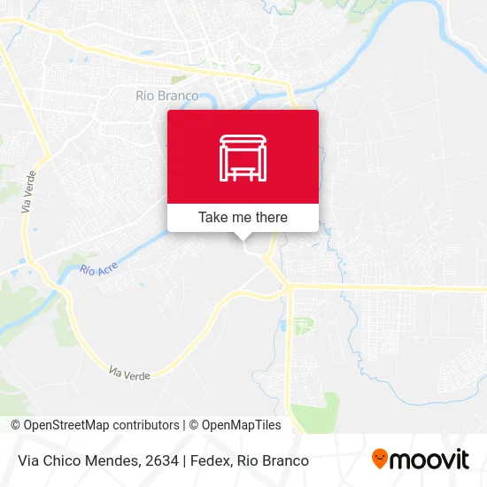 Via Chico Mendes, 2634 | Fedex map