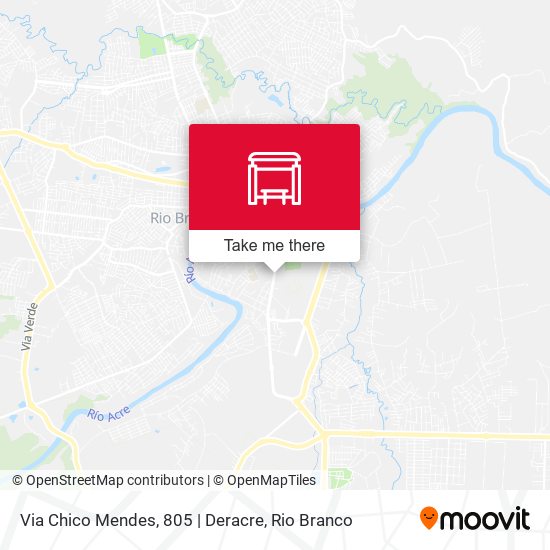 Via Chico Mendes, 805 | Deracre map