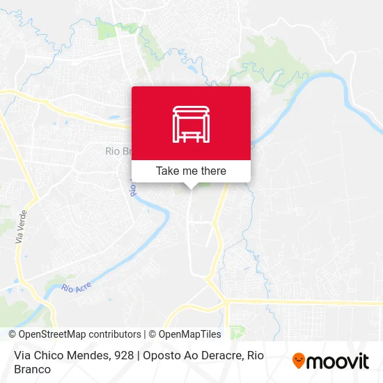 Via Chico Mendes, 928 | Oposto Ao Deracre map