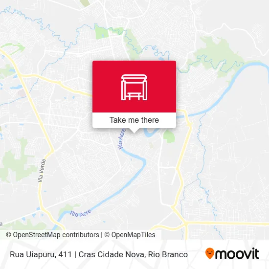 Rua Uiapuru, 411 | Cras Cidade Nova map