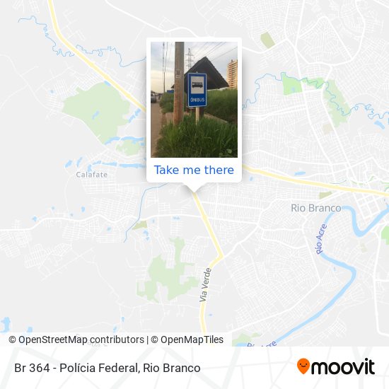 Br 364 - Polícia Federal map