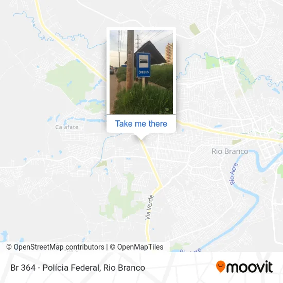 Br 364 - Polícia Federal map