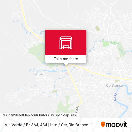 Via Verde / Br-364, 484 | Into / Cer map
