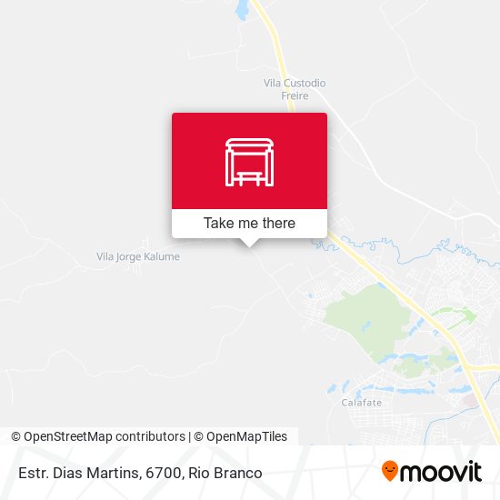 Estr. Dias Martins, 6700 map