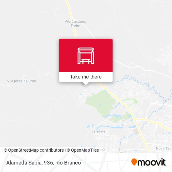 Alameda Sabiá, 936 map