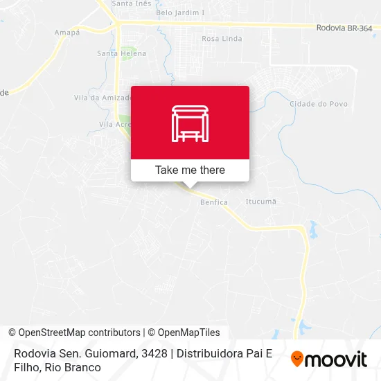 Rodovia Sen. Guiomard, 3428 | Distribuidora Pai E Filho map