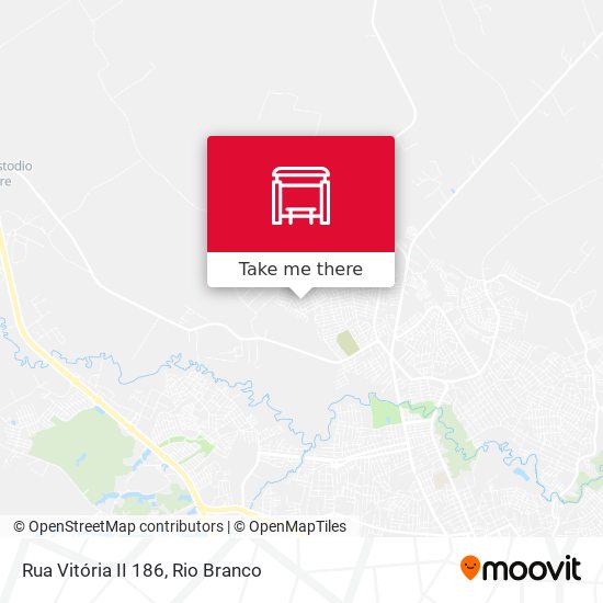 Rua Vitória II 186 map